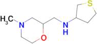 n-((4-Methylmorpholin-2-yl)methyl)tetrahydrothiophen-3-amine