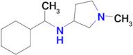 n-(1-Cyclohexylethyl)-1-methylpyrrolidin-3-amine