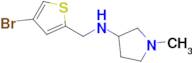 n-((4-Bromothiophen-2-yl)methyl)-1-methylpyrrolidin-3-amine