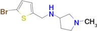 n-((5-Bromothiophen-2-yl)methyl)-1-methylpyrrolidin-3-amine