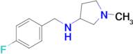 n-(4-Fluorobenzyl)-1-methylpyrrolidin-3-amine