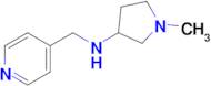 1-Methyl-N-(pyridin-4-ylmethyl)pyrrolidin-3-amine