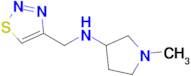 n-((1,2,3-Thiadiazol-4-yl)methyl)-1-methylpyrrolidin-3-amine