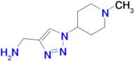 (1-(1-Methylpiperidin-4-yl)-1h-1,2,3-triazol-4-yl)methanamine