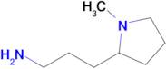 3-(1-Methylpyrrolidin-2-yl)propan-1-amine