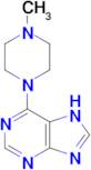 6-(4-methylpiperazin-1-yl)-7H-purine