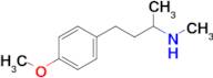 4-(4-Methoxyphenyl)-N-methylbutan-2-amine