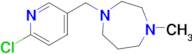 1-((6-Chloropyridin-3-yl)methyl)-4-methyl-1,4-diazepane