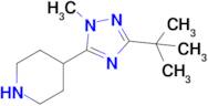 4-(3-(Tert-butyl)-1-methyl-1h-1,2,4-triazol-5-yl)piperidine