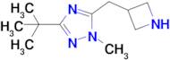 5-(Azetidin-3-ylmethyl)-3-(tert-butyl)-1-methyl-1h-1,2,4-triazole