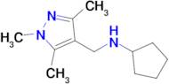 n-((1,3,5-Trimethyl-1h-pyrazol-4-yl)methyl)cyclopentanamine