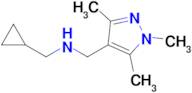 1-Cyclopropyl-N-((1,3,5-trimethyl-1h-pyrazol-4-yl)methyl)methanamine