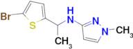 n-(1-(5-Bromothiophen-2-yl)ethyl)-1-methyl-1h-pyrazol-3-amine