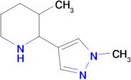 3-Methyl-2-(1-methyl-1h-pyrazol-4-yl)piperidine