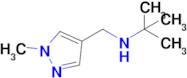 2-Methyl-N-((1-methyl-1h-pyrazol-4-yl)methyl)propan-2-amine