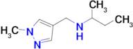 n-((1-Methyl-1h-pyrazol-4-yl)methyl)butan-2-amine