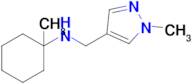 1-Methyl-N-((1-methyl-1h-pyrazol-4-yl)methyl)cyclohexan-1-amine