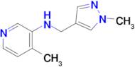 4-Methyl-N-((1-methyl-1h-pyrazol-4-yl)methyl)pyridin-3-amine