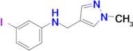 3-Iodo-N-((1-methyl-1h-pyrazol-4-yl)methyl)aniline