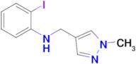 2-Iodo-N-((1-methyl-1h-pyrazol-4-yl)methyl)aniline