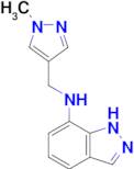 N-[(1-methyl-1H-pyrazol-4-yl)methyl]-1H-indazol-7-amine