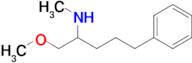 1-Methoxy-N-methyl-5-phenylpentan-2-amine