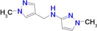 1-Methyl-N-((1-methyl-1h-pyrazol-4-yl)methyl)-1h-pyrazol-3-amine