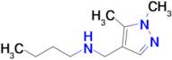 n-((1,5-Dimethyl-1h-pyrazol-4-yl)methyl)butan-1-amine