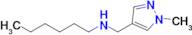 n-((1-Methyl-1h-pyrazol-4-yl)methyl)hexan-1-amine