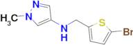 n-((5-Bromothiophen-2-yl)methyl)-1-methyl-1h-pyrazol-4-amine