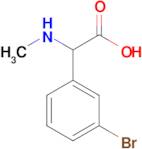 2-(3-Bromophenyl)-2-(methylamino)acetic acid