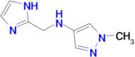 n-((1h-Imidazol-2-yl)methyl)-1-methyl-1h-pyrazol-4-amine