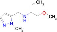 1-Methoxy-N-((1-methyl-1h-pyrazol-5-yl)methyl)butan-2-amine