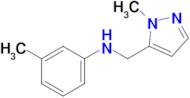 3-Methyl-N-((1-methyl-1h-pyrazol-5-yl)methyl)aniline