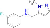 3-Fluoro-N-((1-methyl-1h-pyrazol-5-yl)methyl)aniline