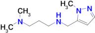 n1,n1-Dimethyl-n3-((1-methyl-1h-pyrazol-5-yl)methyl)propane-1,3-diamine