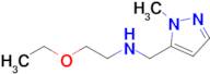 2-Ethoxy-N-((1-methyl-1h-pyrazol-5-yl)methyl)ethan-1-amine