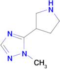 1-Methyl-5-(pyrrolidin-3-yl)-1h-1,2,4-triazole