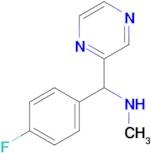 1-(4-Fluorophenyl)-N-methyl-1-(pyrazin-2-yl)methanamine
