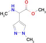 Methyl 2-(1-methyl-1h-pyrazol-4-yl)-2-(methylamino)acetate