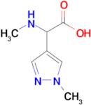 2-(1-Methyl-1h-pyrazol-4-yl)-2-(methylamino)acetic acid