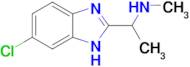 [1-(6-chloro-1H-1,3-benzodiazol-2-yl)ethyl](methyl)amine
