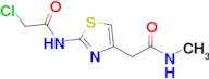 2-Chloro-N-(4-(2-(methylamino)-2-oxoethyl)thiazol-2-yl)acetamide