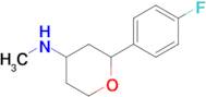 2-(4-Fluorophenyl)-N-methyltetrahydro-2h-pyran-4-amine