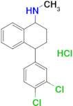 4-(3,4-Dichlorophenyl)-N-methyl-1,2,3,4-tetrahydronaphthalen-1-amine hydrochloride