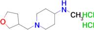 n-Methyl-1-((tetrahydrofuran-3-yl)methyl)piperidin-4-amine dihydrochloride