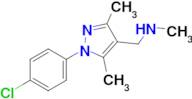 1-(1-(4-Chlorophenyl)-3,5-dimethyl-1h-pyrazol-4-yl)-N-methylmethanamine