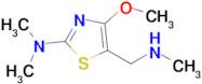 4-Methoxy-N,N-dimethyl-5-((methylamino)methyl)thiazol-2-amine