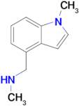 n-Methyl-1-(1-methyl-1h-indol-4-yl)methanamine