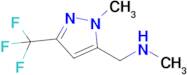 n-Methyl-1-(1-methyl-3-(trifluoromethyl)-1h-pyrazol-5-yl)methanamine